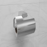 Бумагодержатель LEMARK SMOOTH LINE с крышкой хром 9721010