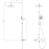 Душевая система LEMARK BRONX LM3770GM, 226 мм